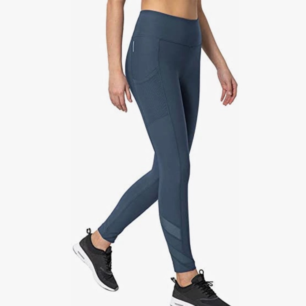 NWOT - MONDETTA leggings. Blue, size Small